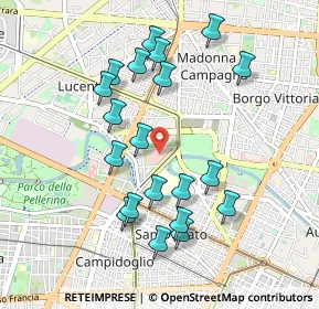 Mappa Centro Piero della Francesca, 10149 Torino TO, Italia (0.949)