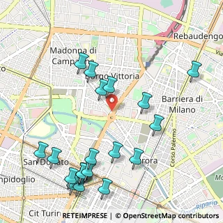 Mappa Via Stradella, 10149 Torino TO, Italia (1.2745)