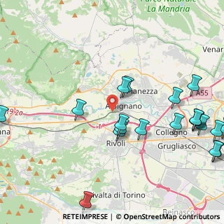 Mappa Via Perosa, 10091 Alpignano TO, Italia (5.413)