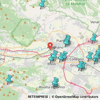Mappa Via Perosa, 10091 Alpignano TO, Italia (5.833)