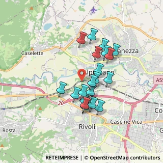 Mappa Via Perosa, 10091 Alpignano TO, Italia (1.4415)