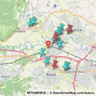 Mappa Via Perosa, 10091 Alpignano TO, Italia (1.68063)