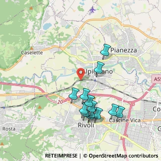 Mappa Via Perosa, 10091 Alpignano TO, Italia (1.97462)