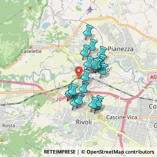 Mappa Via Perosa, 10091 Alpignano TO, Italia (1.337)