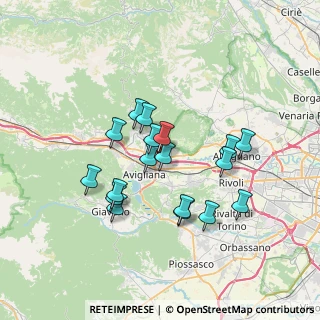 Mappa E70, 10051 Torino TO, Italia (6.04889)