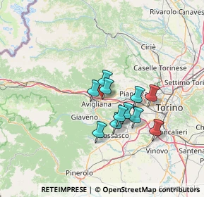 Mappa 10051 Torino TO, Italia (10.04727)