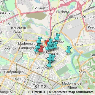Mappa Via Sempione, 10155 Torino TO, Italia (1.00357)