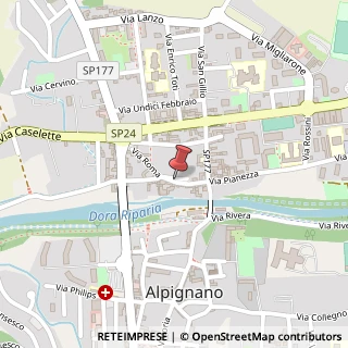 Mappa Via Roma, 29, 10091 Alpignano, Torino (Piemonte)