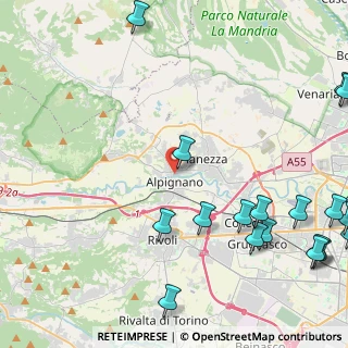 Mappa Via Andrea Provana, 10091 Alpignano TO, Italia (6.825)