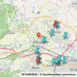 Mappa Via Dieci Martiri del Maiolo, 10091 Alpignano TO, Italia (2.70214)