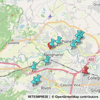 Mappa Via Moncenisio, 10091 Alpignano TO, Italia (2.21545)