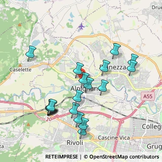 Mappa Via Moncenisio, 10091 Alpignano TO, Italia (2.069)