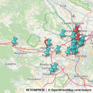 Mappa , 10091 Alpignano TO, Italia (9.3595)