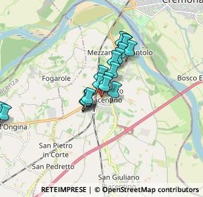 Mappa Via Platona, 29010 Castelvetro Piacentino PC, Italia (1.431)