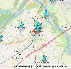 Mappa Via Platona, 29010 Castelvetro Piacentino PC, Italia (2.73917)