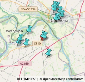 Mappa Via Platona, 29010 Castelvetro Piacentino PC, Italia (3.96429)