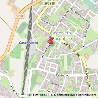 Mappa Via Platona, 21, 29010 Castelvetro Piacentino, Piacenza (Emilia Romagna)