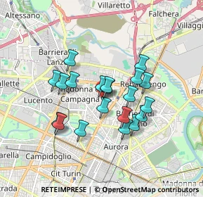 Mappa Via Fratelli Lajolo, 10147 Torino TO, Italia (1.406)