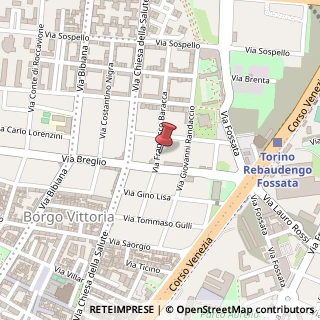 Mappa Via Francesco Baracca, 26, 10147 Torino, Torino (Piemonte)
