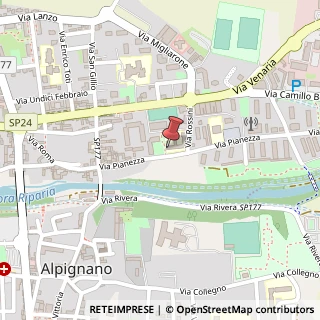 Mappa Via Pianezza, 31, 10091 Alpignano, Torino (Piemonte)