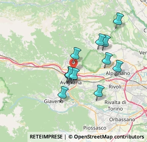Mappa Via dei Suppo, 10051 Avigliana TO, Italia (5.90667)