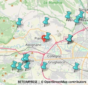 Mappa Via G. Mazzini, 10044 Pianezza TO, Italia (5.32467)