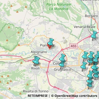 Mappa Via G. Mazzini, 10044 Pianezza TO, Italia (6.882)