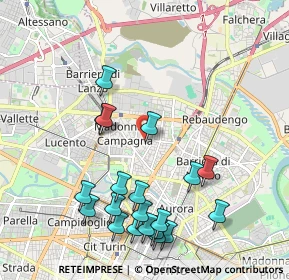 Mappa Via Montalenghe, 10147 Torino TO, Italia (2.2795)