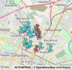 Mappa Via Saorgio, 10147 Torino TO, Italia (1.20188)