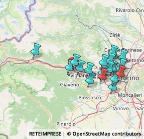 Mappa Corso Moncenisio, 10057 Sant'Ambrogio di Torino TO, Italia (14.2435)