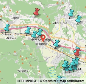 Mappa Corso Moncenisio, 10057 Sant'Ambrogio di Torino TO, Italia (2.8365)