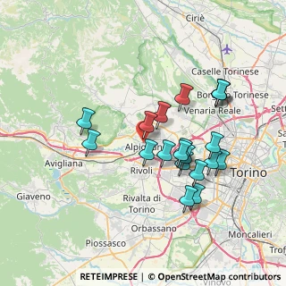 Mappa Via Bardonecchia, 10091 Alpignano TO, Italia (6.797)