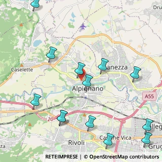 Mappa Via Bardonecchia, 10091 Alpignano TO, Italia (2.72154)