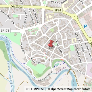 Mappa Via Caduti per la Libertà, 21, 10044 Pianezza, Torino (Piemonte)