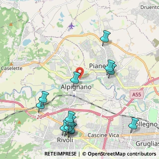 Mappa Via Roma, 10091 Alpignano TO, Italia (2.63071)