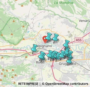 Mappa Via Roma, 10091 Alpignano TO, Italia (3.40267)