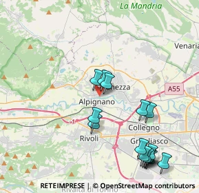 Mappa Via Roma, 10091 Alpignano TO, Italia (4.55)