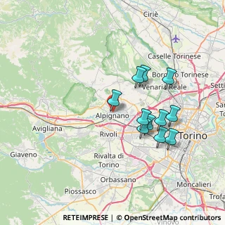 Mappa Via Provana A., 10091 Alpignano TO, Italia (6.58273)