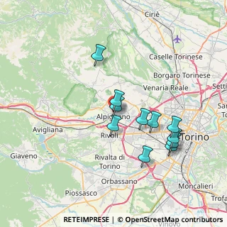 Mappa Via Provana A., 10091 Alpignano TO, Italia (6.68364)