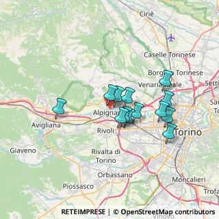 Mappa Via Provana A., 10091 Alpignano TO, Italia (5.55154)