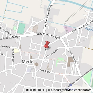Mappa Corso Cavour, 45, 27035 Mede, Pavia (Lombardia)