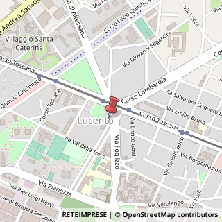 Mappa Corso Lombardia, 125, 10151 Torino, Torino (Piemonte)