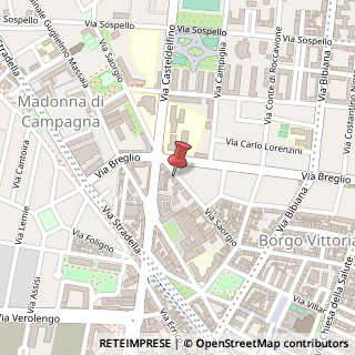 Mappa Via Saorgio, 95/C, 10147 Torino, Torino (Piemonte)