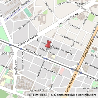 Mappa Via Emilio Brusa, 26, 10149 Torino, Torino (Piemonte)