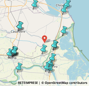 Mappa Via Oselin, 45010 Rosolina RO, Italia (10.141)