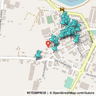 Mappa Via G. Matteotti, 45020 Lusia RO, Italia (0.25071)