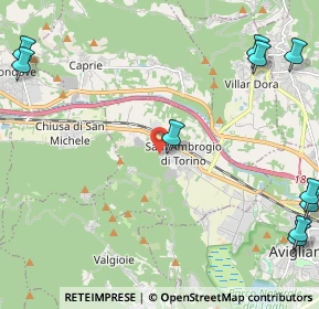 Mappa Via Sacra di S. Michele, 10057 Sant'Ambrogio di Torino TO, Italia (3.49727)
