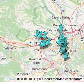 Mappa Via Gariglietti, 10044 Pianezza TO, Italia (6.11421)