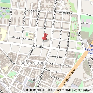 Mappa Via Costantino Nigra, 8, 10147 Torino, Torino (Piemonte)