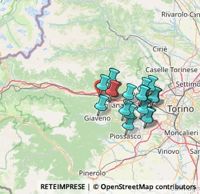 Mappa Via Trieste, 10057 Sant'Ambrogio di Torino TO, Italia (10.47)